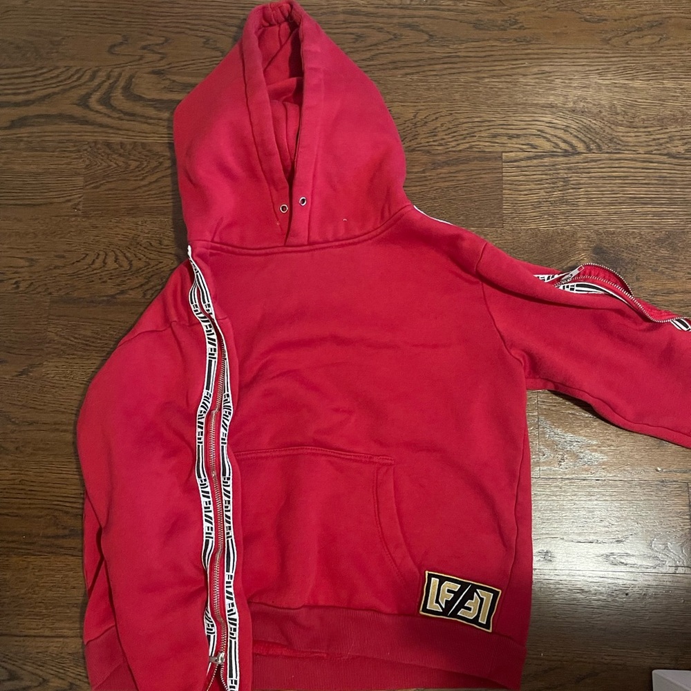 LF sweat shirt LOGOD with zippers on the sleves